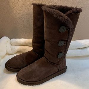 UGG Chocolate brown tall boots size 8